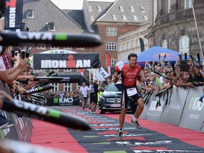 Guilherme Valenza, ganador del Ironman celebrado en Copenague esta semana