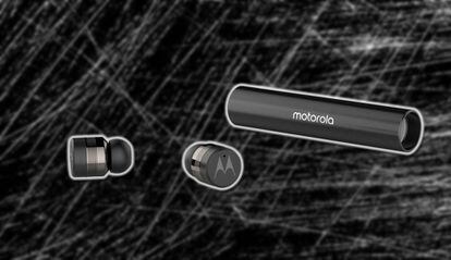 Auriculares Motorola VerveBuds 300 fondo negro