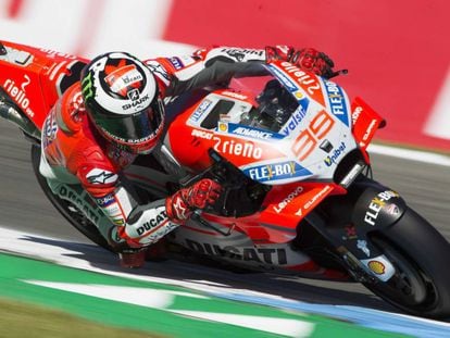 Jorge Lorenzo, en el circuito de Assen. 