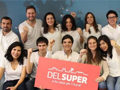 El equipo de Delsúper, la empresa creadora de la plataforma Súper Tecnologies.