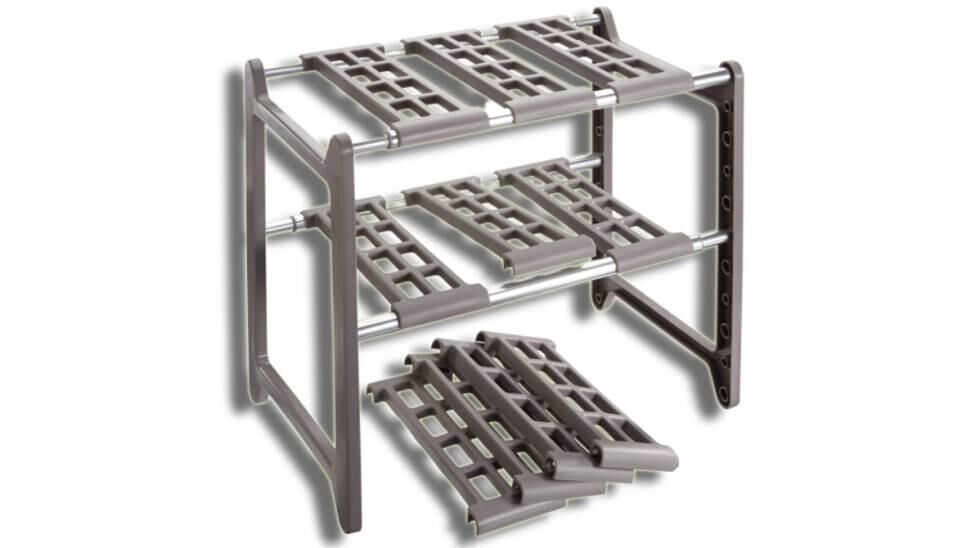 Aumenta el espacio con la estantería a dos alturas para el hueco del