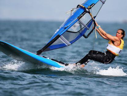 Marina Alabau, medallista de oro en los Juegos.