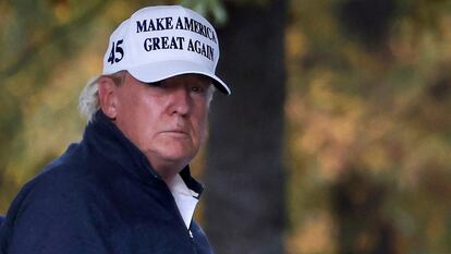 Trump, este sábado, en Washington.