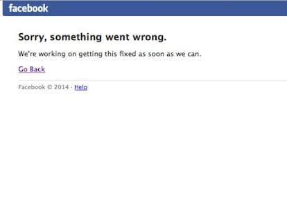 Facebook se cae y deja sin acceso a sus usuarios en todo el mundo