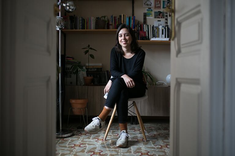 La directora Cordelia Alegre, en su casa de Barcelona el pasado jueves.