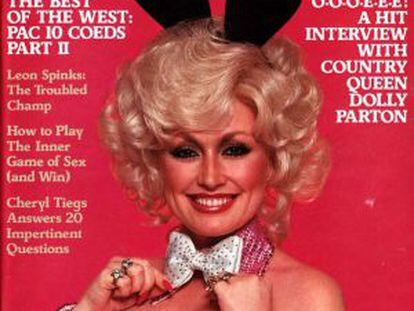 Dolly Parton en la portada de 'Playboy'.