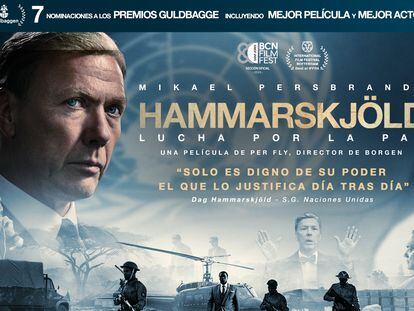 Cartel promocional de la película ‘Hammarskjöld: Lucha por la paz’.
