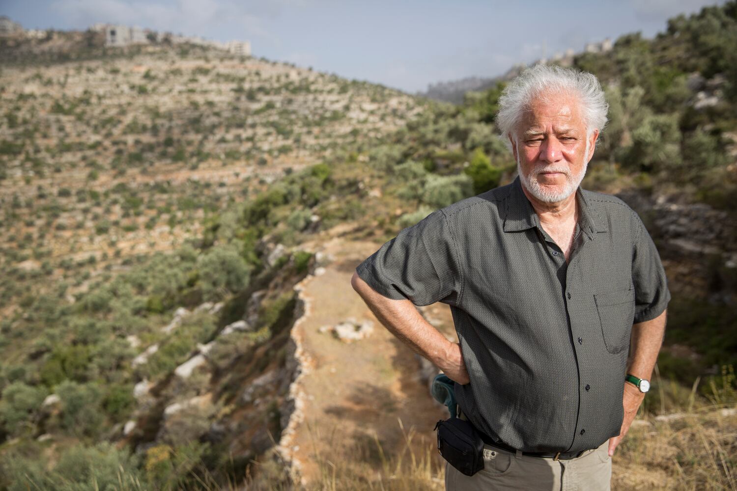 Michael Ondaatje, en 2014 en Ramala durante un festival literario.