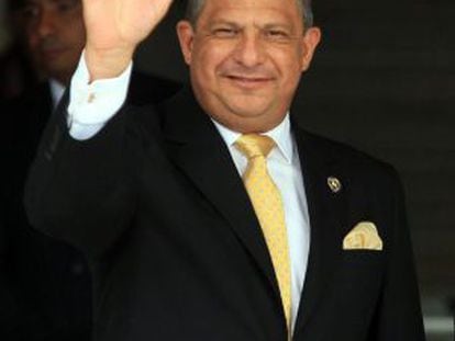 El presidente de Costa Rica Luis Guillermo Solís.