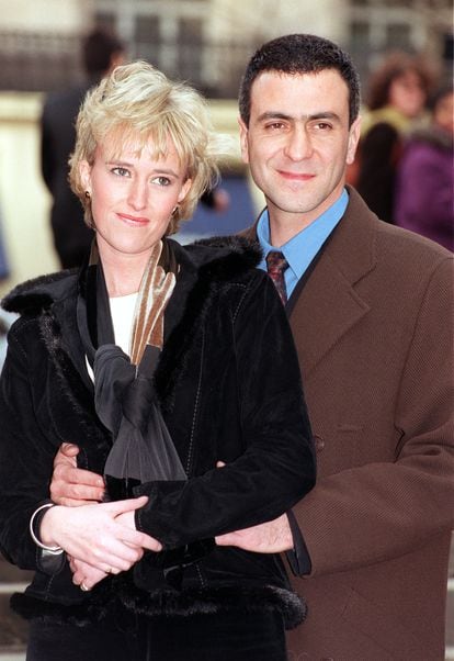 Los actores Amy Seccombe y George Jackos, en la película de televisión sobre Diana de Gales y Dodi Fayad.
