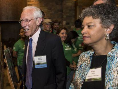 Stanley Fischer, vicepresidente de la Reserva Federal, en Jackson Hole