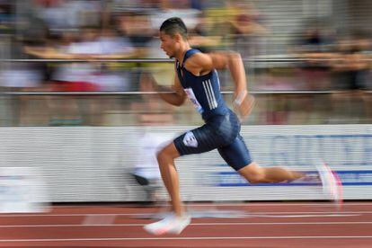 Van Niekerk, en una carrera de 400m.