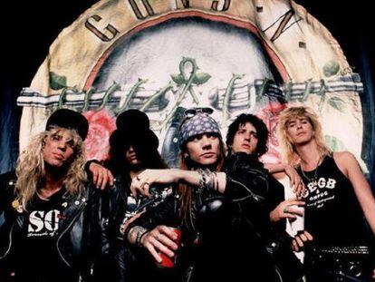 Los Guns 'n' Roses en una foto promocional.