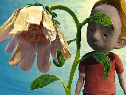 Imagen de <i>La flor más grande del mundo,</i> de Juan Pablo Etcheverry, candidato como corto de animación.