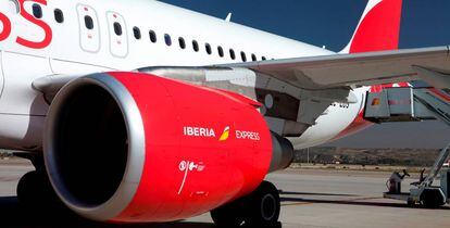 Uno de los aviones de Iberia Express.