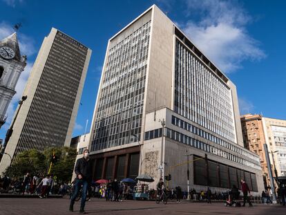 Oficinas del Banco Central en Bogotá, Colombia, en julio 2022.