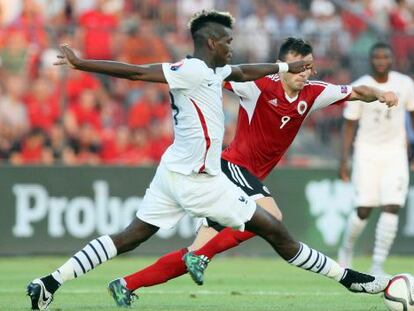 Pogba, en un partido con Francia.