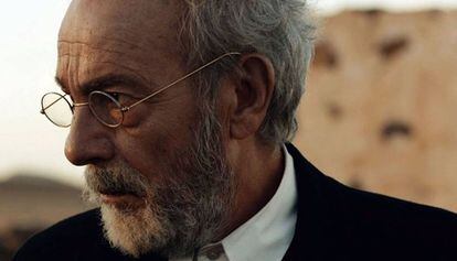 José Luis Gómez como Unamuno en 'La isla del viento'.