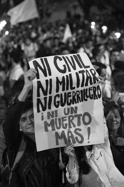 Manifestación en Colombia.