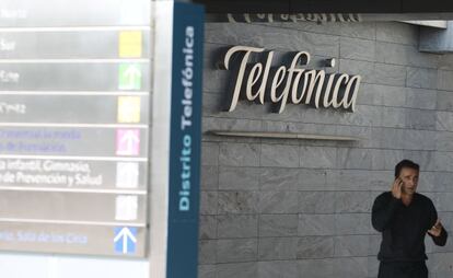 Sede de Telef&oacute;nica en Las Tablas, Madrid.