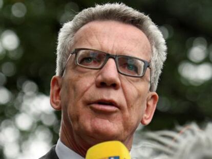 Ministro alem&aacute;n de Interior,Thomas de Maiziere.