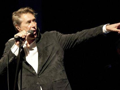 El brit&aacute;nico Bryan Ferry durante el concierto de Peralada.