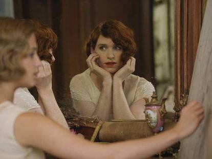 Eddie Redmayne, en un fotograma de 'La chica danesa'.