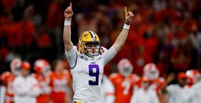 Joe Burrow, número 1 del 'draft' de la NFL de este año.