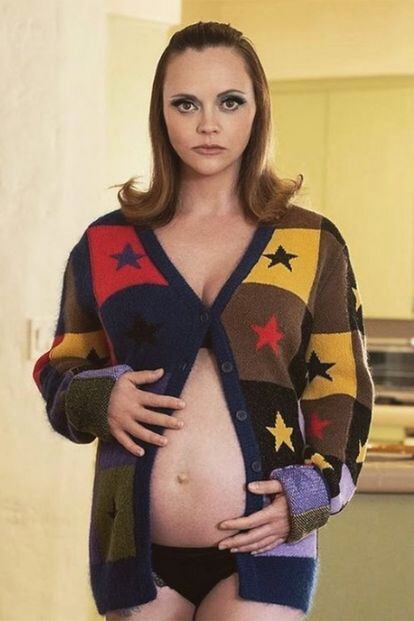 Christina Ricci, embarazada, en la campaña de Heaven de Marc Jacobs.