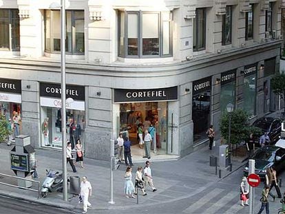 Imagen de una tienda de Cortefiel en Madrid.