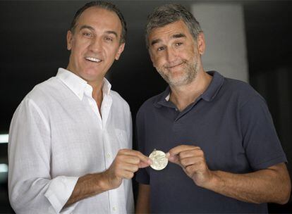 Epi e Iturriaga, con la plata de los Juegos de los Ángeles.