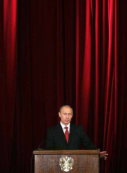 El presidente ruso, durante un acto en Moscú en junio de 2006.