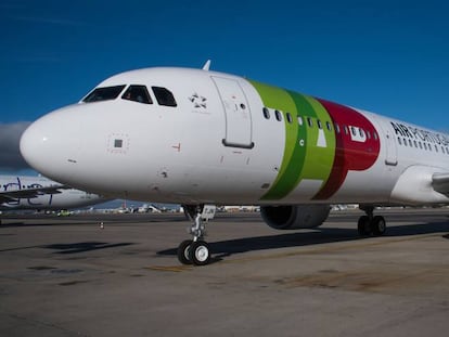 Uno de los aviones A321 de la aerolínea portuguesa Tap Air.