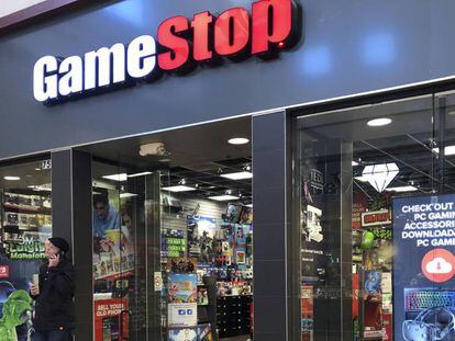Vista de una tienda de GameStop en Estados Unidos. 
