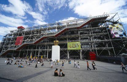 El Centro Pompidou de París.