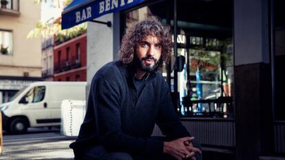 Mikel Izal, la semana pasada en el barrio de Lavapiés, en Madrid.