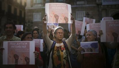 Protesta contra les agressions sexuals, al juny a Barcelona.