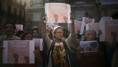 Protesta agresiones sexuales Barcelona