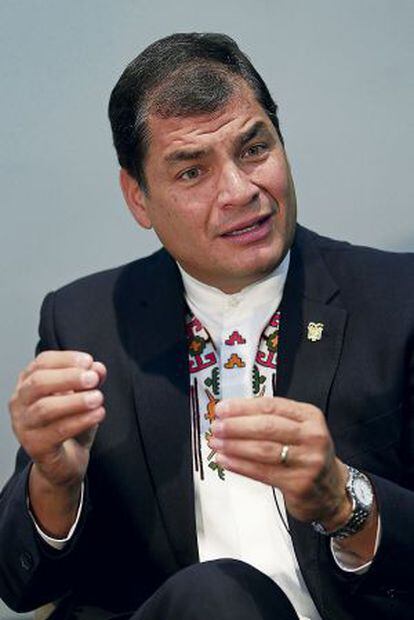 El presidente de Ecuador, Rafael Correa.