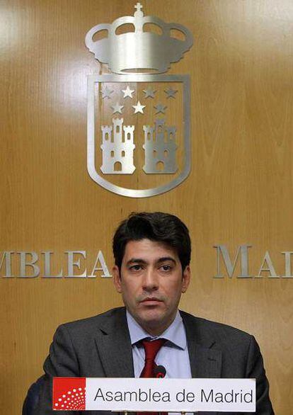 El portavoz del PP en la Asamblea, David Pérez.