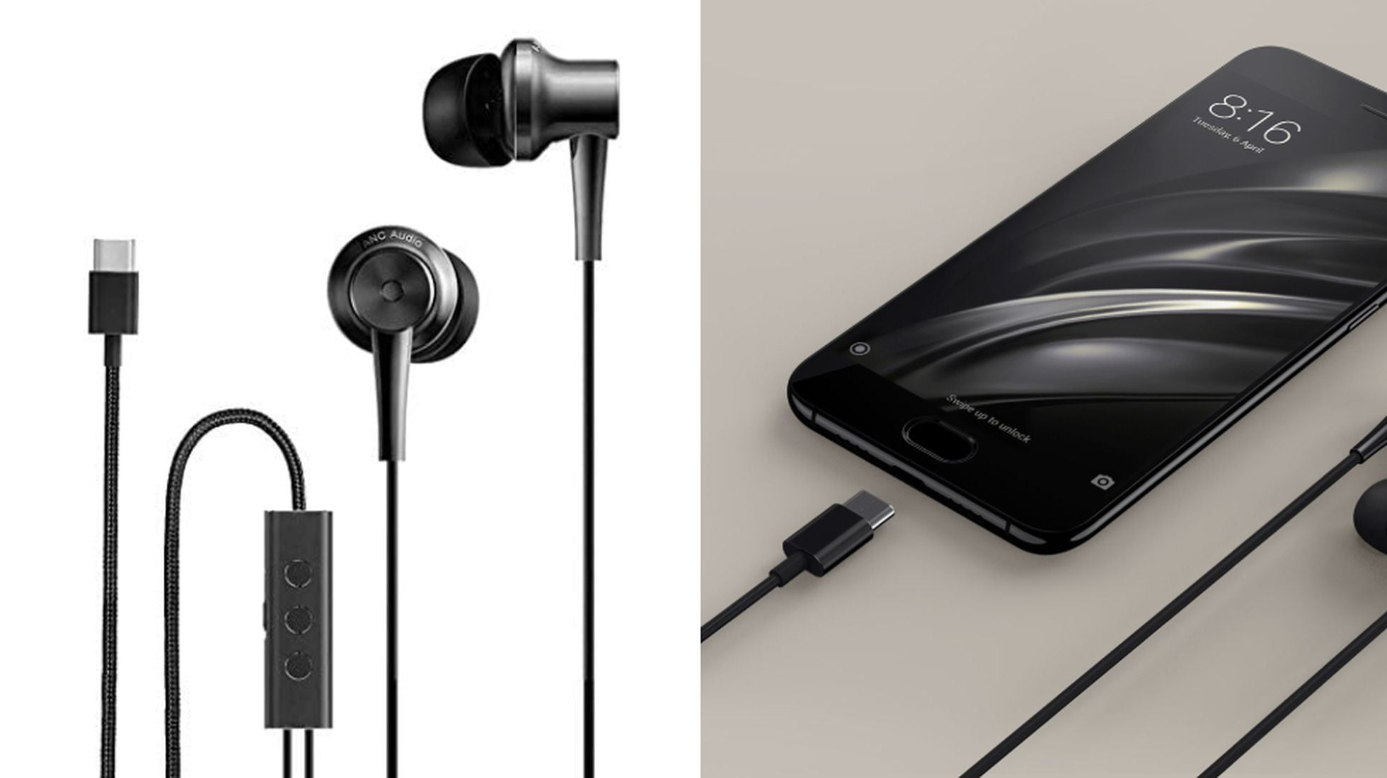 CM33 Auriculares USB C de media caña con cable Huawei Auriculares