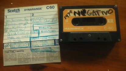 The cassette demo from which part of the material of the album that has just been released by Negativo has been taken.  / COURTESY SUBTERFUGE RECORDS