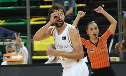 Llull, tras anotar un triple. acbphoto