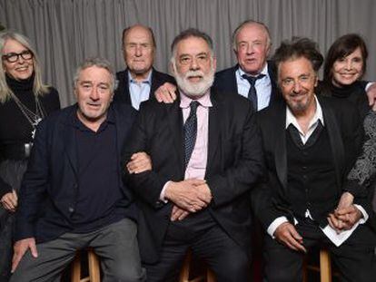 De Niro congrega a Coppola, Pacino, Keaton, Duvall y Caan para celebrar los 45 años del estreno de la mítica película El director lleva la voz cantante en un coloquio en el que se recordó a Brando imitándolo