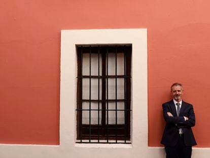 Marc Murtra, presidente de Indra, este sábado en Sevilla.