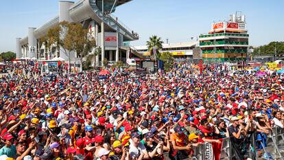 Multitud de aficionados en Montemeló para la sexta prueba del Mundial que se disputa este fin de semana.
