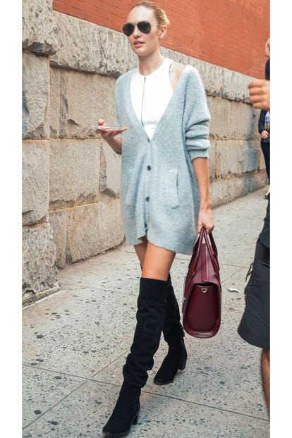 Candice Swanepoel pasea las suyas por Nueva York.