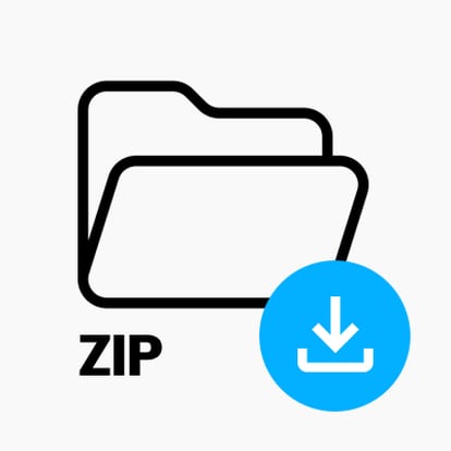 Icono zip
