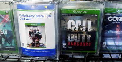 Juegos de Call of Duty, de Activision, en una tienda de Manhattan (Nueva York).