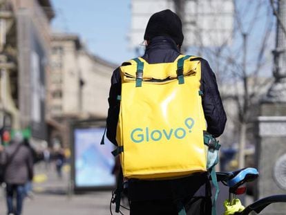 Un riders de Glovo.